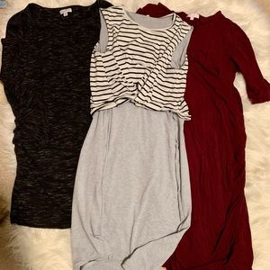 3 maternity dresses
